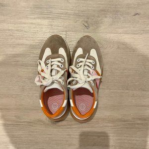 Tory Sport Suede Printed Sneakers